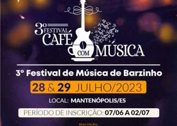 Vem ai o 3º Festival de Música de Barzinho de Mantenópolis/ES