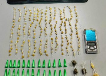 Equipes da Força Tática realizam apreensão de entorpecentes em São Gabriel da Palha