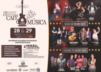 Final de Julho promete agitar Mantenópolis com a 3ª Edição do Festival Café com Música, confira a programação: