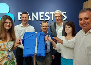 Prefeito Davi participa da inauguração do novo espaço da Agência do Banestes em Vila Valério