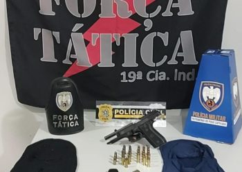 Justiça manda soltar presos com carro roubado, arma e droga em Montanha