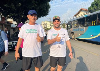 Prefeito Gutim participa de jornada do Caminho do Seminarista que acontece entre Colatina e Marilândia