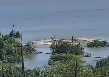 Mina 18 da Braskem se rompe na Lagoa Mundaú, em Maceió