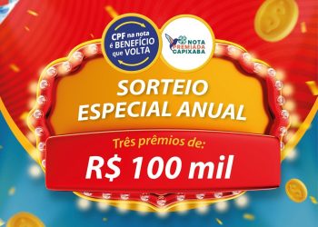 Governo ES - Quinta-feira (25) tem sorteio especial com prêmios de R$ 100 mil no Nota Premiada Capixaba