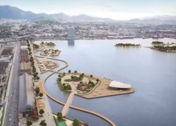 Projeto de parque na região portuária do Rio prevê praças flutuantes