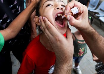 ONU inicia vacinação contra poliomielite em crianças de Gaza