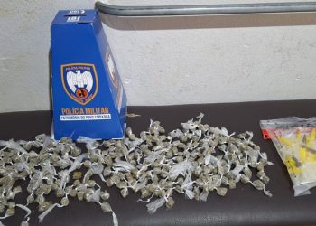 Força Tática do 2º BPM apreende buchas de maconha em Nova Venécia
